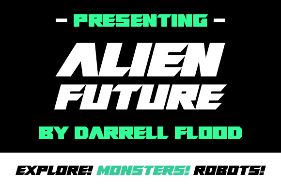 Alien Future: A Bold Futuristic Font for Crafters and Product Designers