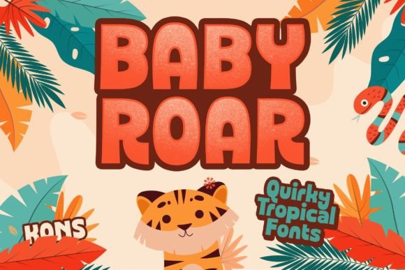 Baby Roar Font: Whimsical Branding for Small Business