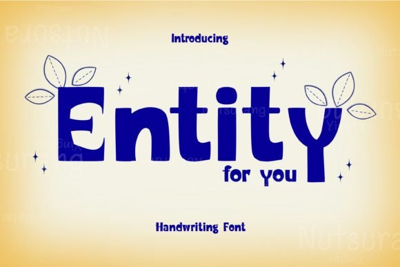 Entity for You: A Bold Display Font for Modern Branding Projects