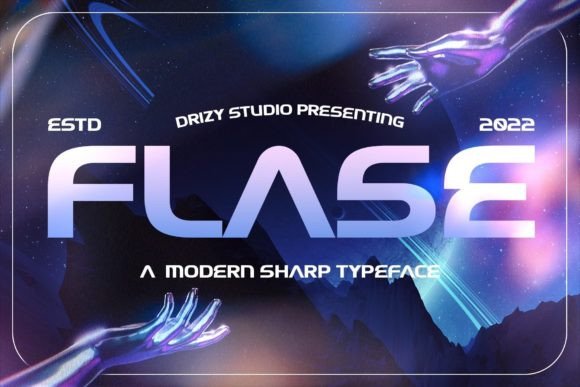 Flase Font: A Modern Display Typeface for Editorial Design
