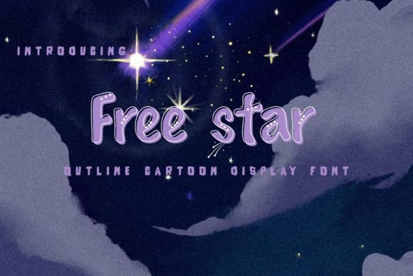 Free Star Font: Bold Outline Type for Campaigns