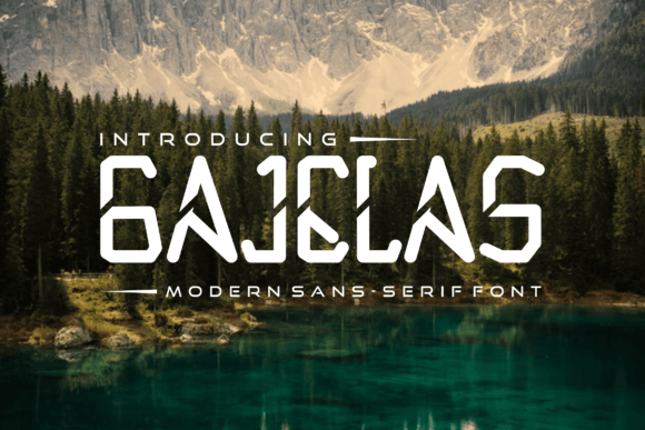 Gajelas Font: A Display Typeface for Bold Campaigns
