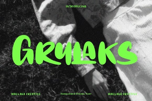 Grulaks Font: Adding Handwritten Boldness to Web Layouts