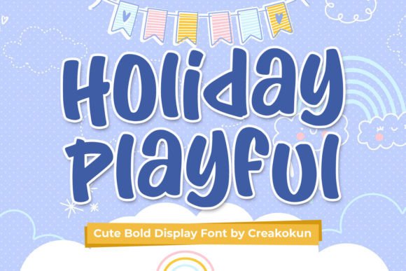Holiday Playful Font: A Joyful Display Typeface for Web Design