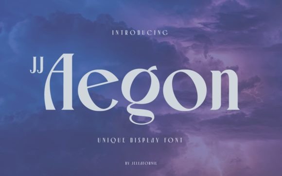 Jj Aegon Font: Vintage Display Type for Web Design