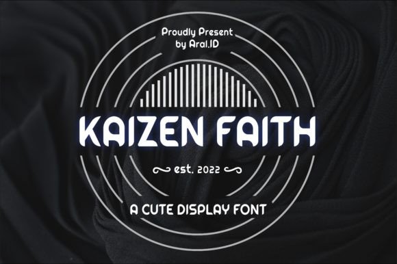 Kaizen Faith Font: Retro Display Type for Makers