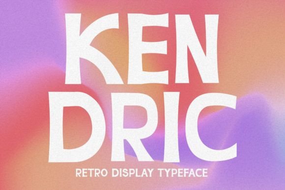 Kendric Font: Retro Display Typography for Digital Campaigns