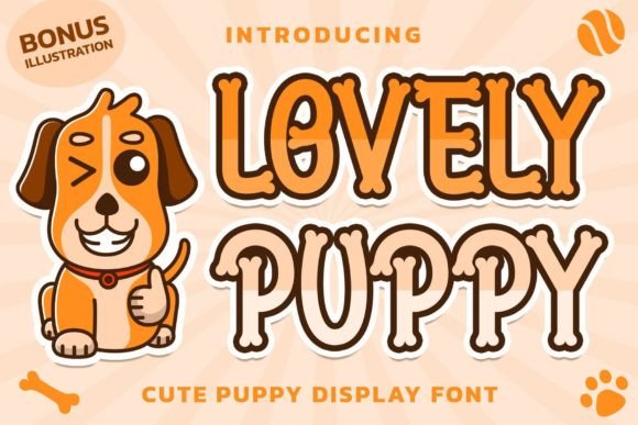 Lovely Puppy Font Review: A Display Typeface for Playful Branding