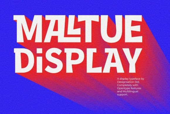 Maltue Font: A Modern Display Typeface for Branding
