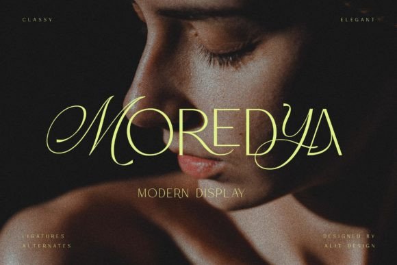 Moredya: A Stylish Display Font for Modern Editorial Design