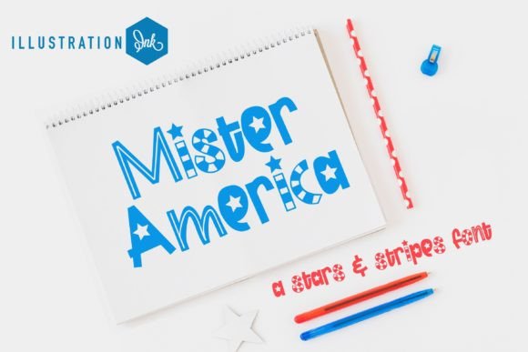 Mr. America Font: A Patriotic Display Typeface Review