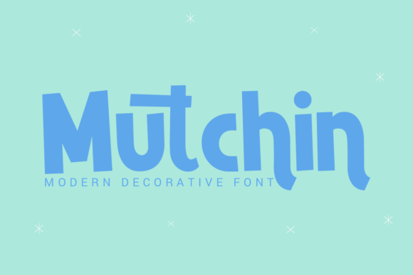 Mutchin Font: Bold Display Type for Editorial Layouts