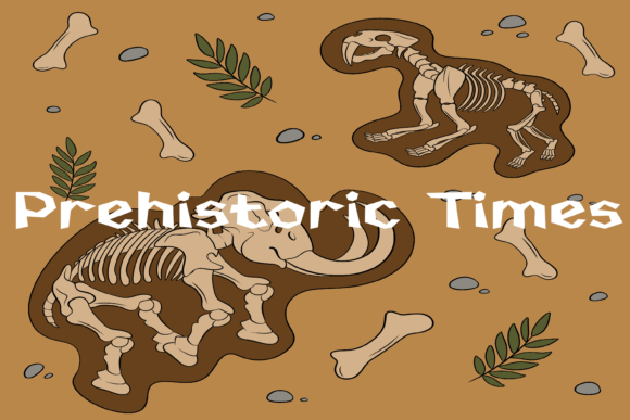 Prehistoric Times: A Playful Display Font That Elevates Campaign Visuals