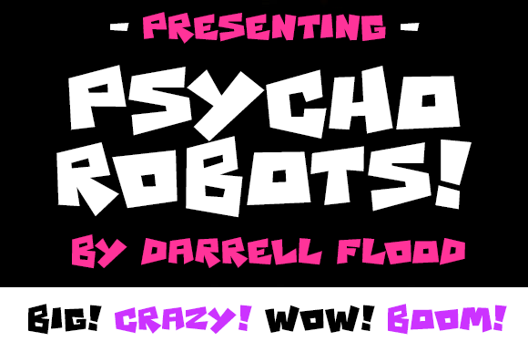 Psycho Robots Font: Quirky Typography for Digital Campaigns