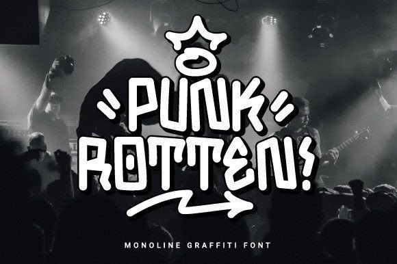 Punk Rotten Font: Urban Style for Small Business Branding