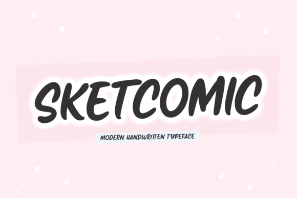 Sketcomic Font: Authentic Brush Style for Campaigns