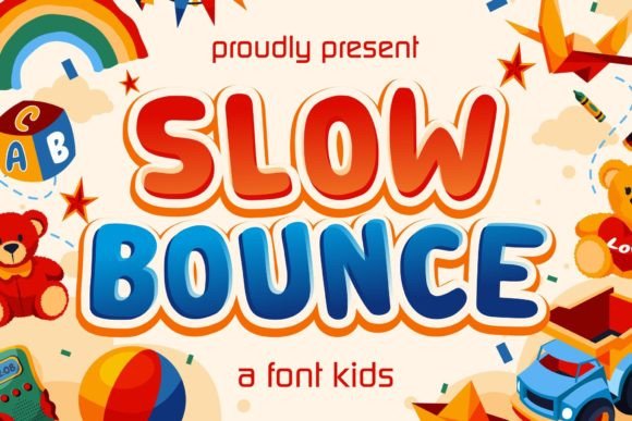 Slow Bounce: A Sweet and Strategic Display Font for Campaign Visuals
