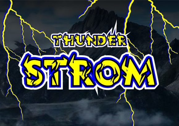 Thunder Strom Font: Bold Display Type for Campaigns