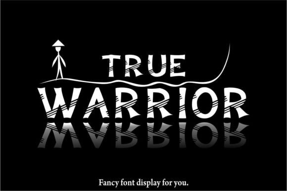True Warrior Font: Quirky Display Type for Small Business Branding