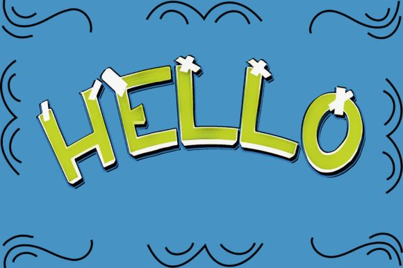Untitle 123 Font: Playful Display Type for Makers