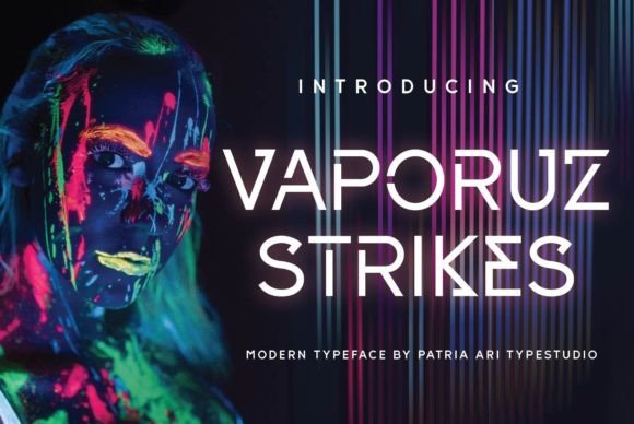 Vaporuz Strikes Font: Testing a Modern Typeface for Tech Branding