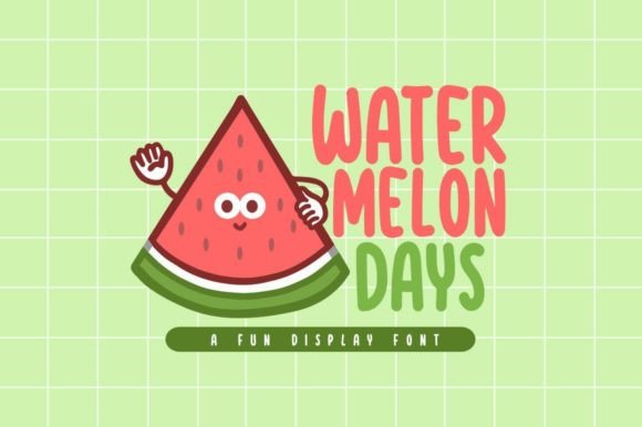 Watermelon Days Font Review: Playful Display Type for Branding